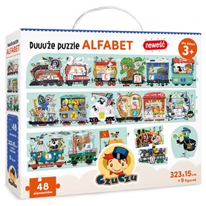 Duuuże puzzle Alfabet