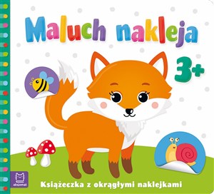 Maluch nakleja Książeczka z okrągłymi naklejkami 3+
