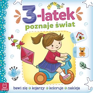 3-latek poznaje świat Bawi się, nakleja, rozwiązuje quiz
