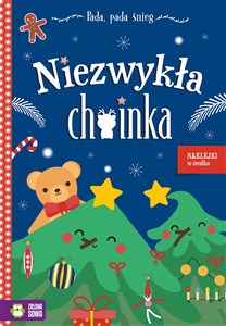 Pada pada śnieg Niezwykła choinka