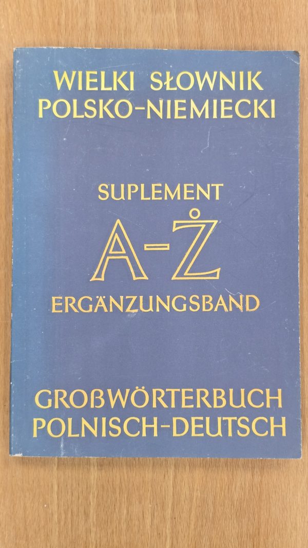 Wielki słownik polsko-niemiecki. (Antykwariat)