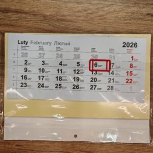 Kalendarz trójdzielny 2026(Antykwariat)